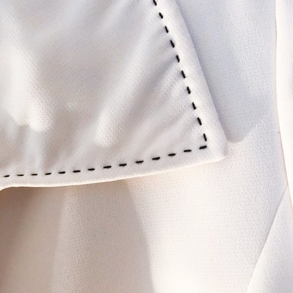 White and Black Dress Jacket and Top - Picture 5 of 10